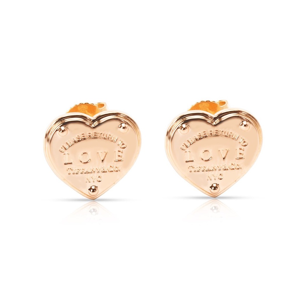AUTHENTIC 18k rose gold TIFFANY & CO earrings